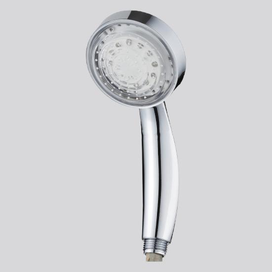 Светодиодная подсветка душевой головки Светодиодный светящийся меняющий цвет дождеватель Простая установка Высокоскоростной мотор для ванны