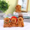 Capybara Anime Capibara Pendant PP Cotton Capybara Plush Keyring  Christmas Present