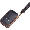 EASYANT 4 Button  Leather Remote Key Fob Case Cover Compatible with Mazda 3 -2024 Hatchback 6 CX-5 CX-30 CX-9 Black