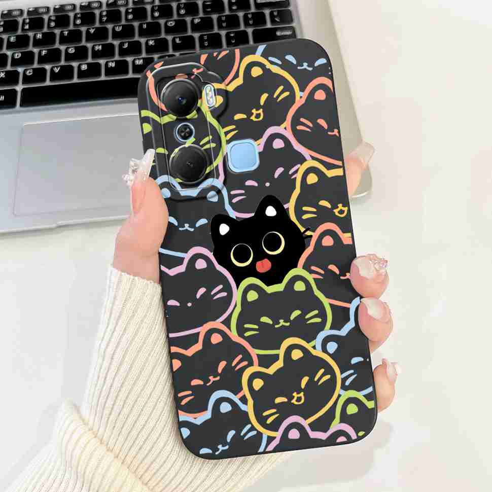 Чехол для Infinix Hot 12 Pro X668C Защитный Мягкий Тонкий Милый Мультяшный Узор Чехол Для Infinix Hot 12 Hot12 Pro Чехлы Для Телефона Чехол