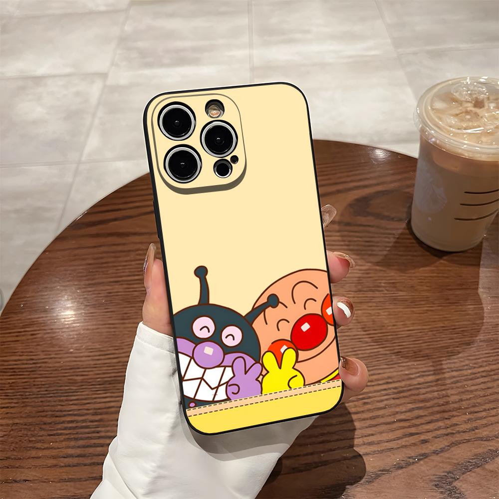 Phone Case For 17 Pro Max Iphone 14 Pro Max 12 16 15 13 Pro 11 Xr X Xs 8 7 Plus Back Cover Cartoon Cute Anpanman