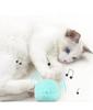 Интерактивный мяч, умные игрушки для кошек, плюшевая электрическая кошачья мята, обучающая игрушка, котенок, сенсорный звук, продукт для домашних животных, писк, игрушечный мяч