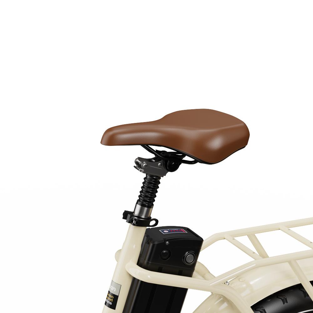 Складной электрический велосипед Onesport OT16 MAX для городских поездок, аккумулятор 48V18AH, двигатель 500 Вт, максимальная скорость 25 км/ч, широкие колеса 20*4 дюйма, электровелосипед с пассажирским сиденьем