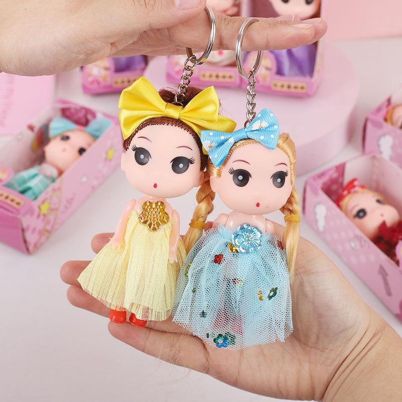 3/6 шт. упакованная мини-кукла идет с красивой подарочной коробкой подарок на день рождения детские игрушки брелок кулон
