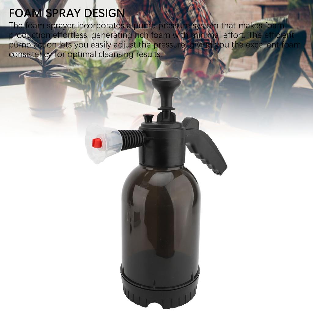 2 л Пеногенератор Высокого Давления Многоцелевой Прочная Конструкция Пенный Насос Опрыскиватель для Автомобиля Дома Сада