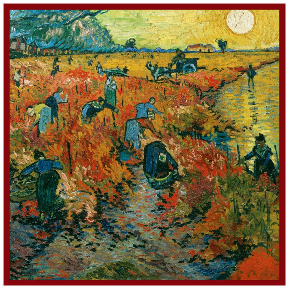 New Silk Scarf Women Wineyard Print Square Scarves Head Echarpe Silk Foulards Femme Wraps Beach Shawls Bandana Lady Hijabs 90CM