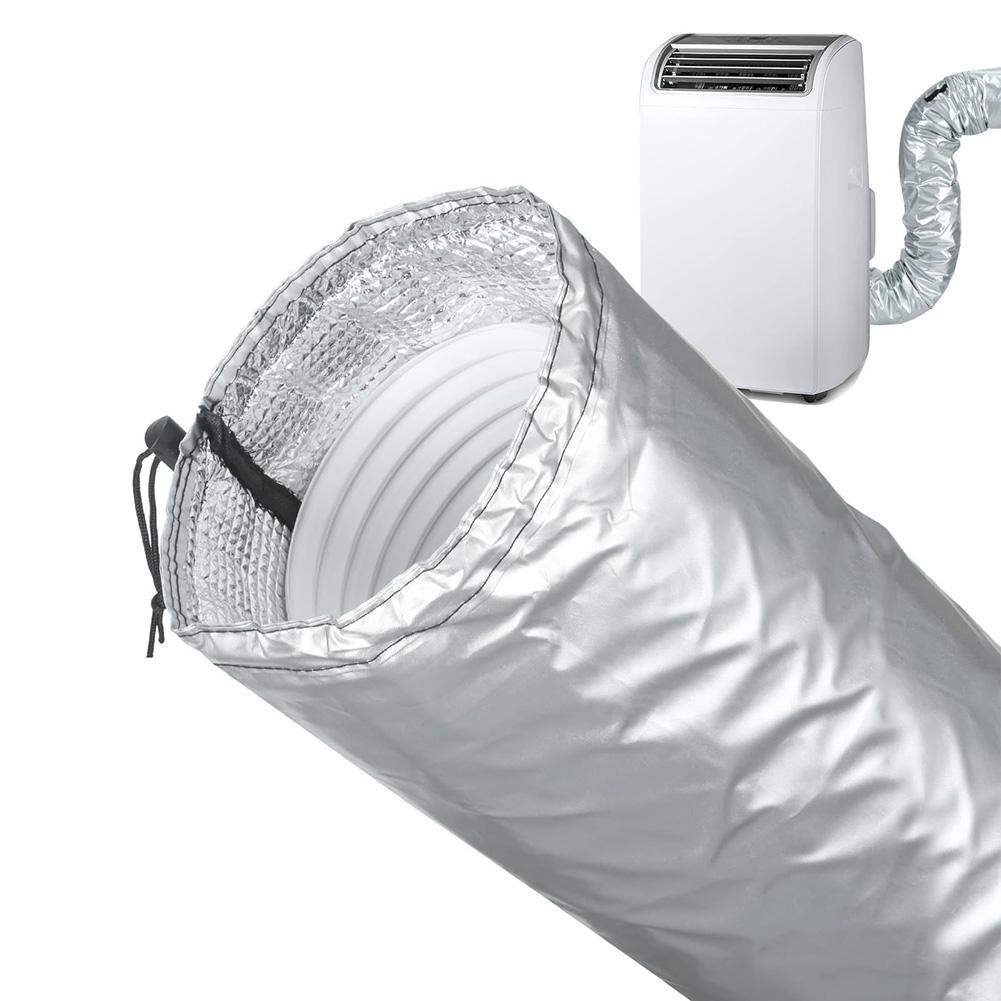 Air Conditioner Hose Sleeve Portable Adjustable Air Conditioner Hose Heat Insulation Dustproof Exhaust Pipe Protection Cover