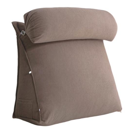Wedge Pillow Supportive Headboard Pillow with Neck Cushion Back Leg And Knee Support Cushion for Sleeping Reading Acid Reflux