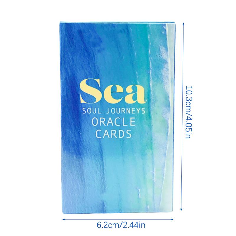 Sea Soul Journeys Oracle Card Tarot Prophecy Fate Divination Deck Family Party Board Game Beginners Cards Fortune Telling Game
