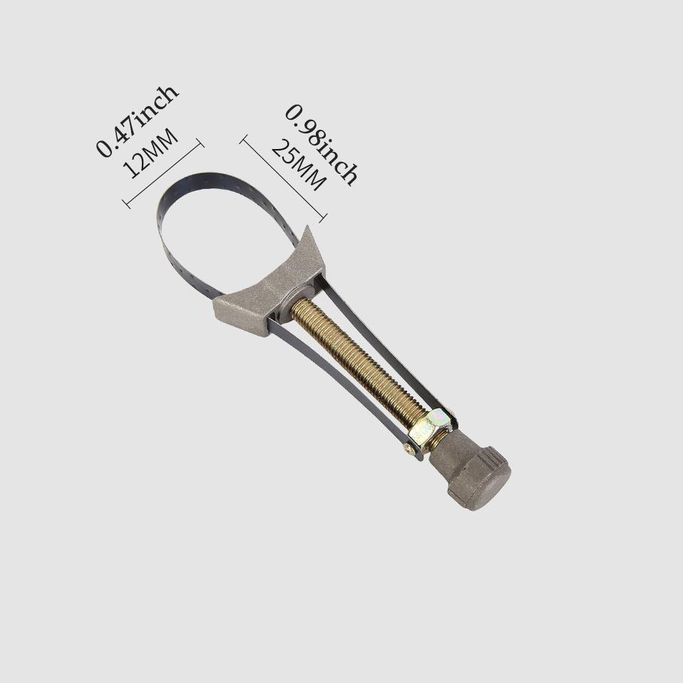 Автомобильный инструмент для снятия масляного фильтра, крышка, гаечный ключ, ремешок, регулируемый диаметр от 60 мм до 120 мм