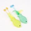 5Pcs Pet Cat Toy Fish Netting Cat Teasing Toy Cat Interaction Pet Supplies Color Woven Fish Toy