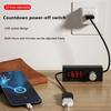 Надежный цифровой дисплей USB-таймер Переключатель Портативный Регулируемый Выключатель Питания 5В Переключающий Шнур Автоматическое Отключение Управление Питанием