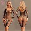 Сексуальная униформа горячий флирт плюс сайз нижнее белье чистая похоть облегающий комбинезон с перспективой вспышка