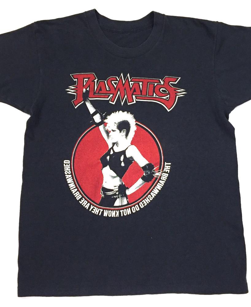 VTG Plasmatics punk rock Tshirt black Short sleeve All Sizes Unisex T-Shirt