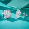 Certified D VVS1 Moissanite Stud Earrings 925 Sterling Silver 0.01ct-0.08ct New