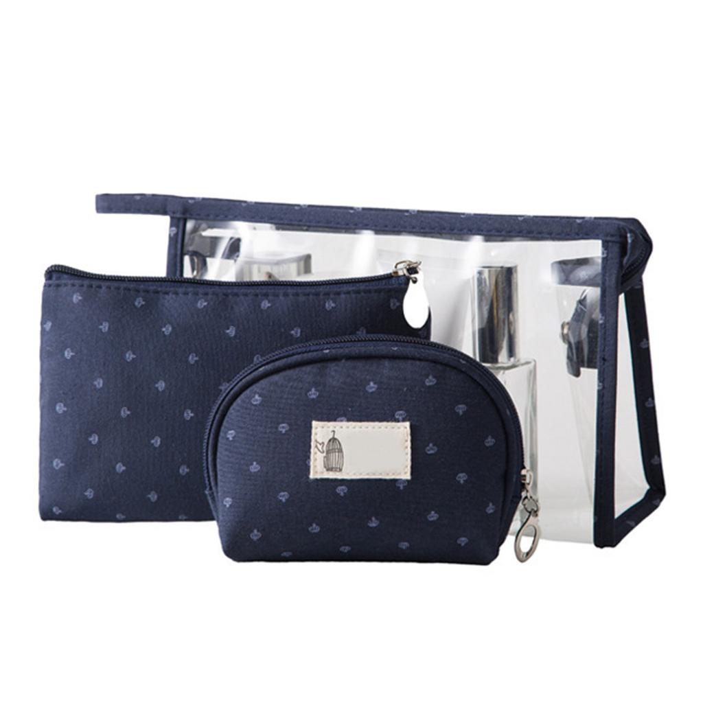 3 шт. косметичка многофункциональная портативная прозрачная ПВХ дорожная косметичка органайзер для туалетных принадлежностей сумочка для