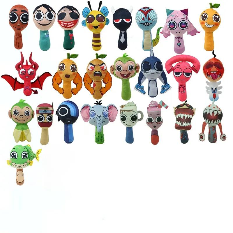 Плюшевые игрушки Tungtungtung Sahur Tralalelo Tralala Плюшевые куклы Lirililarila Мультяшная набивная подушка Плюш для детей Подарки на день рождения