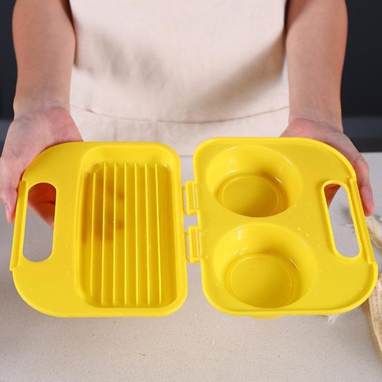 Yousheng Silicone Egg Cooker Mold for Microwave & Oven Non-Stick Omelette Poached Egg Maker BPA-Free Breakfast Sandwich Maker Home Kitchen Tool