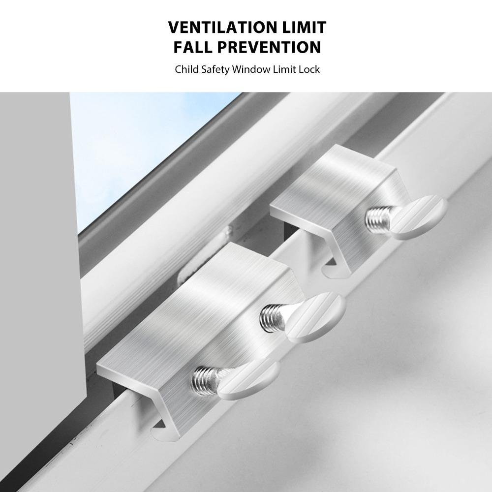 15pcs Adjustable Fit Door Window Lock Vertical Horizontal Security Door Lock Up Down Windows