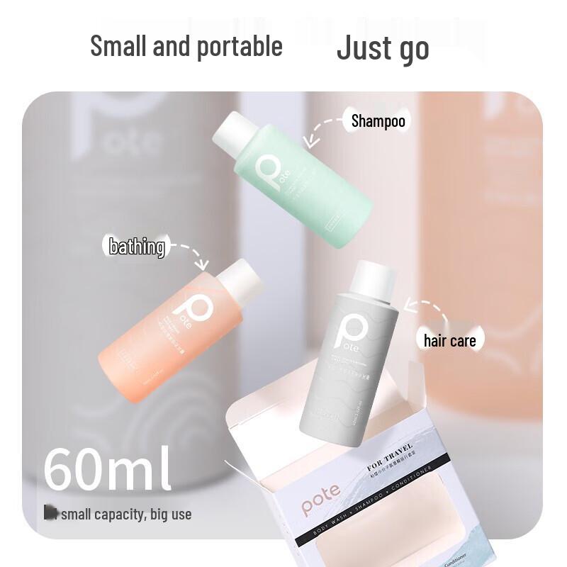 Botte Amino Acid Wash & Care Travel Set