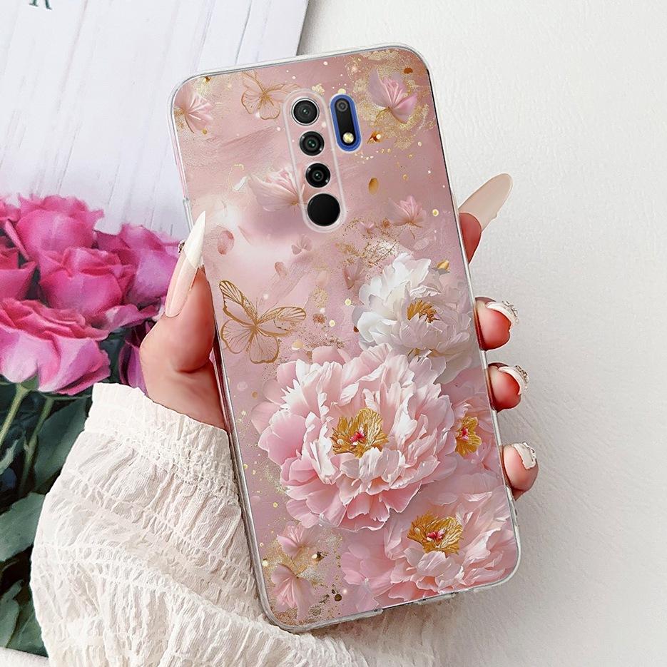 For Xiaomi Redmi 9 Case Cool Dragon Fashion Painted Cover 6.53'' Soft Silicone Phone Case For Redmi 9 Prime Redmi9 Fundas Bumper
