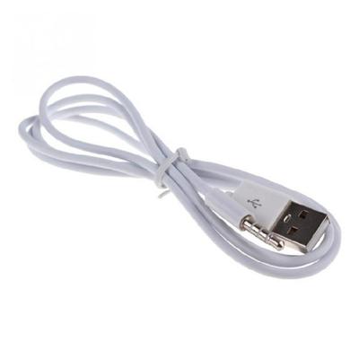 Компактный USB на 3,5 мм кабель для синхронизации и зарядки для музыкальных плееров, динамиков и портативных устройств