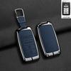 Leather+Metal Car Key Case Cover for Honda Acura RLX MDX CDX TLX-L NSX RDX Shell Fob Holder Auto Shell Fob Protector Accessories