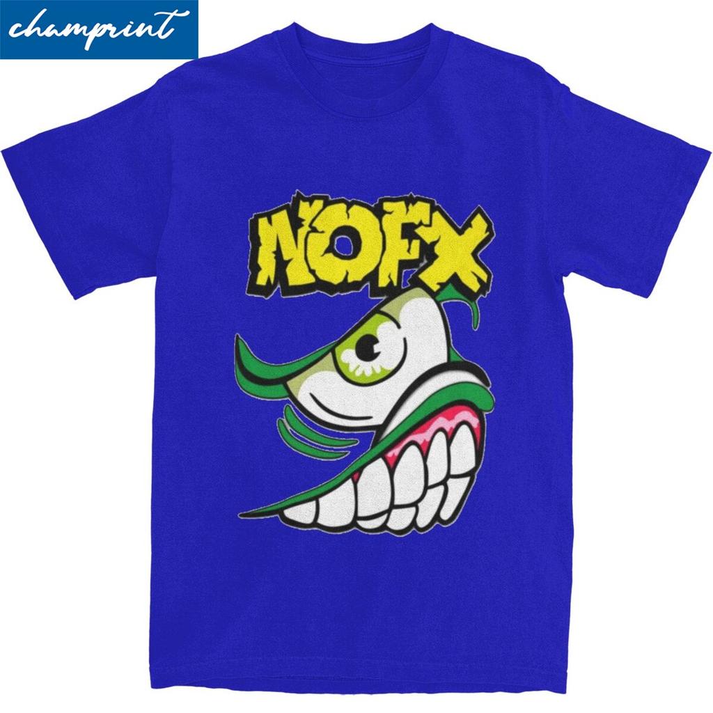 Винтажная футболка панк-группы NOFX для мужчин, с круглым вырезом, с коротким рукавом, хлопковая одежда - Мужская летняя хлопковая футболка с принтом