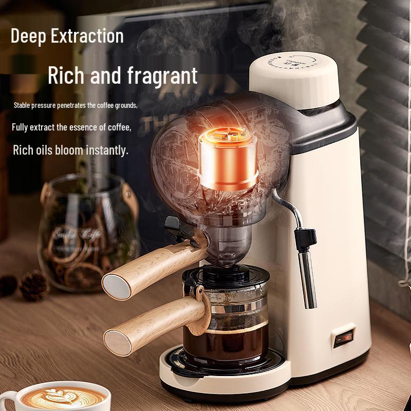 Little Bear Semi-Automatic Espresso & Coffee Maker for Home and Office