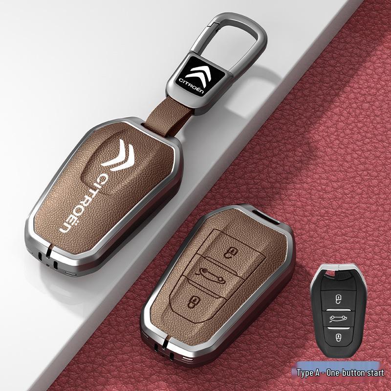 Чехол и пряжка для автомобильного ключа для моделей Citroen C3XR, C4L, Tianyi, C5, C4 Sega, Elysee, C6
