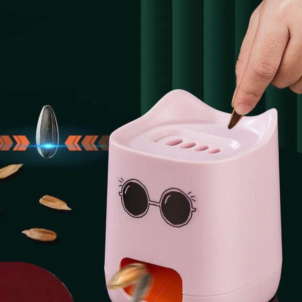 Милая электрическая машинка для очистки семян дыни, мультяшная шелушилка-открывалка, пилер для семян подсолнуха, защита зубов