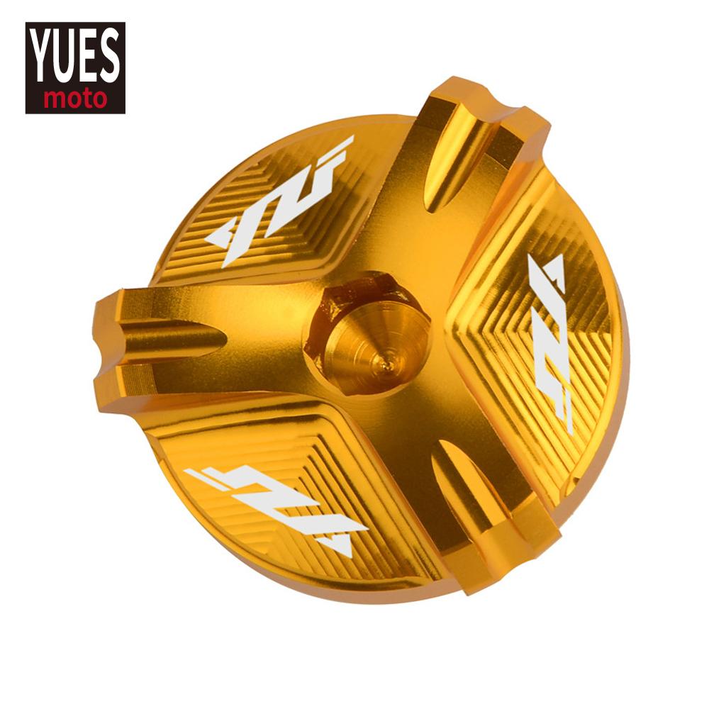 Motorcycle Accessories Engine Oil Filter Cup Plug Cover Screw For Yamaha R6 R1 R3 YZF-R3 YZF-R6 YZF-R1 YZF-R25