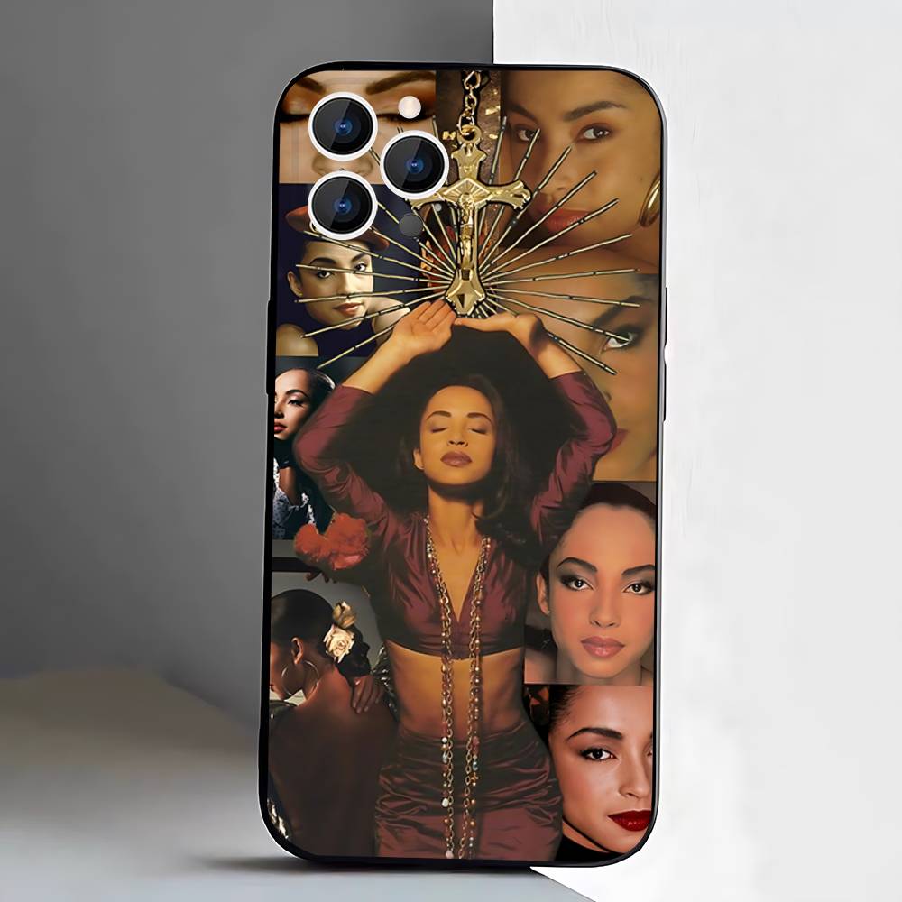 Sade Adu Love Deluxe Чехол для телефона для iPhone 17,16,15,14,13,12,Pro,Max,Plus,E,SE4,Air,Mini Черный Мягкий Короб