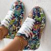 Women Sneakers Thick-soled Shoes 2024 New Summer Hand-painted Graffiti Shoes Outdoor Casual Women Sneakers Zapatos De Mujer