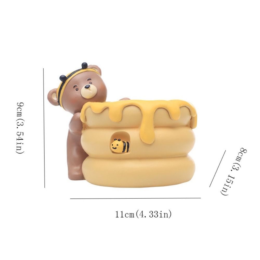 Gardening Room Decor Cartoon Animal Ornaments Pencil Stand Container School Office Supplies