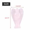 Pink Rose Quartz Angel Hand-Carved Hand-Carved Angel Statues Angel Figurine Decor  For Women