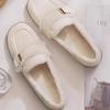 Fashion Women's Winter Shoes Luxury Hot Warm Loafers For Women Trends 2024 Comfortable Flats Furry Casual Outdoor Walking Snow Shoes