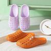 Women's Hole Toe Shoes Cute Non-slip Beach Sandals Girls Summer Outside The Bathroom Home Thick Bottom Stepping On Shit Slippers