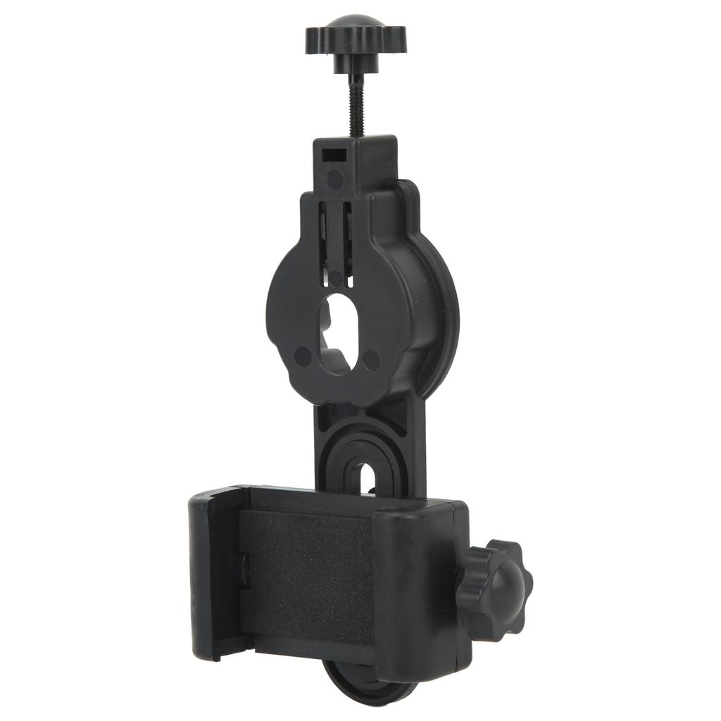 Держатель для телефона для телескопа, отверстие для винта 1/4 дюйма, нескользящая резиновая накладка, пластиковый адаптер для телефона для телескопа, для телескопа, микроскопа S