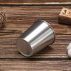 Stainless Steel Cup BPA Free Large Capacity Unbreakable Shatterproof Stackable Storage 3 Sizes Mirror Polishing Beer Cup Office Gift