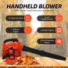 Gas Powered Leaf Blower 2 Stroke Engine 25.4CC 275.45CFM Air Volume 0.65L Oil Tank Handheld Blower Powerful Wind Snow