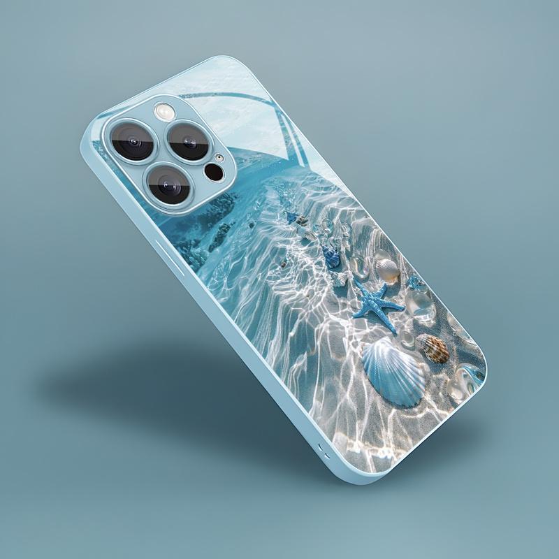 Красочный гальванизированный стеклянный чехол для телефона iPhone 17 16 15 14 13 12 11 Pro Max Plus 16E 17Air