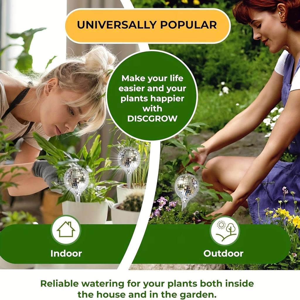 1pc Automatic Plant Watering Bulbs Self Watering Ball Shape Water Device Drip Irrigation System for Home Garden Flower Plants