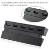 5-портовый USB-хаб для PS4, высокоскоростной USB 3.0 адаптер, расширительный хаб-коннектор, подходящий для игровой консоли PS4 (Не для PS4 Slim/Pro)