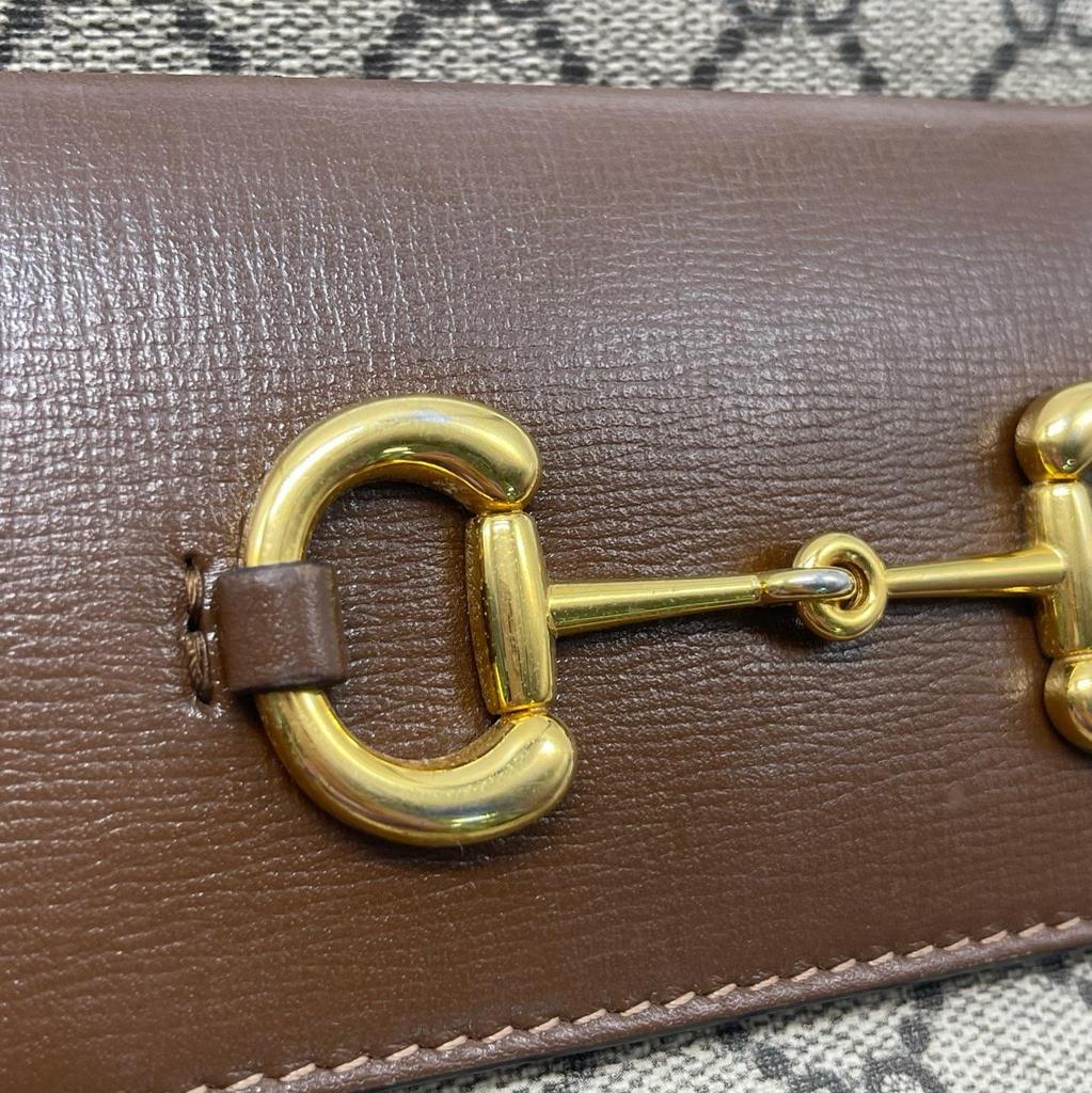 [Pre-Owned] Gucci Horsebit 1955 Small Shoulder Bag 'Beige/Ebony' - Very Good #1U5QXEV