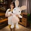 Милый кролик в юбке в горошек, плюшевые игрушки, милый кролик, плюшевая подушка, мягкие куклы-животные, рождественские подарки для девочек