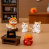 Mini Cute Orange Cat Micro Landscape Ornament For Car Dashboard Home Room Desktop Decoration Gift