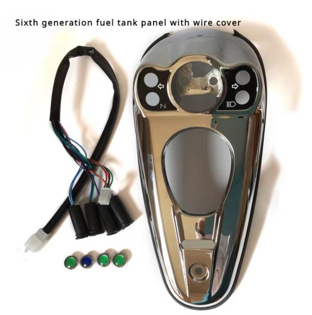 Для Lifan QJ150 QJ125 Сборка датчика топливного бака, декоративная крышка топливного бака, датчик шестерен, гальванизированный корпус