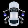 W149-2Pcs Volkswagen Emblem Projector Lights Car Door Welcome Lamp For VW GTI Polo Golf Passat Tiguan Arteon Touareg Taigo Caddy CC