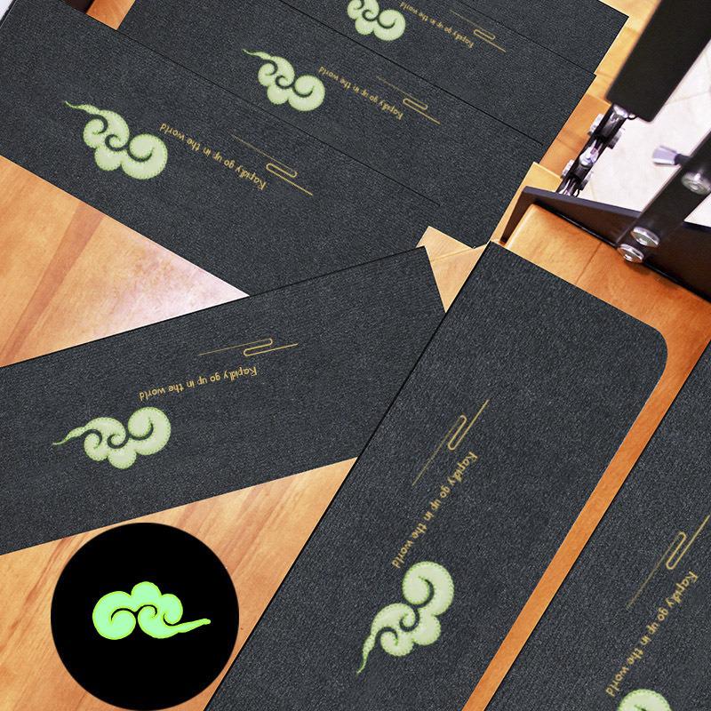 Светящиеся самоклеящиеся коврики на ступени лестницы - Соединяемые, без клея, коврики для защиты массива дерева